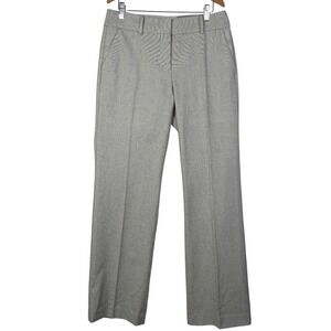 Talbots Womens Size 4 Gray Pinstripe Newport Pants Preppy Office Career Preppy